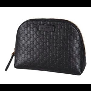 GUCCI Guccissima GG Cosmetic Case Black